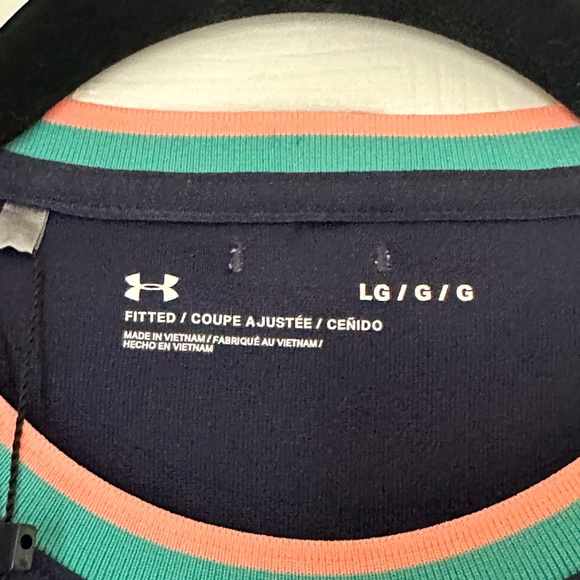 Under Armour UA Women’s Zinger Dress Navy Neptune Size Large L Golf Athletic New - Picture 3 of 9